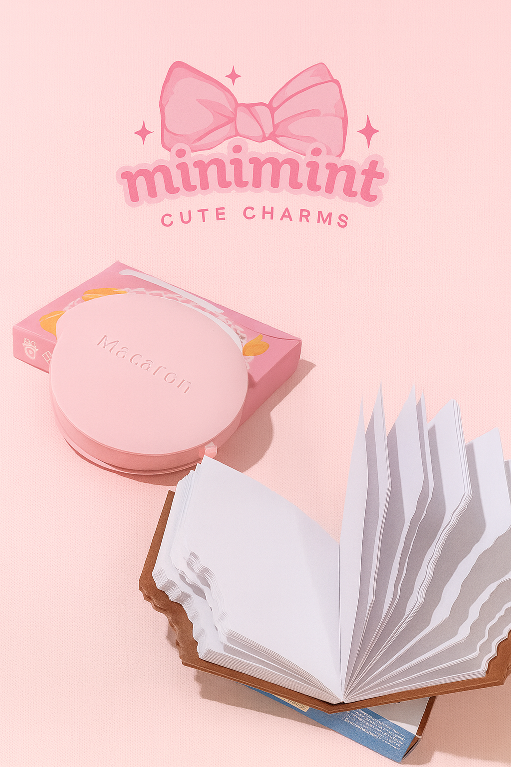 Cute Food-Themed Fragrance Diary ā Cookie, Waffle, Macaron, Ice Cream Notepad | Scented Notebook | Mini Kawaii Diary