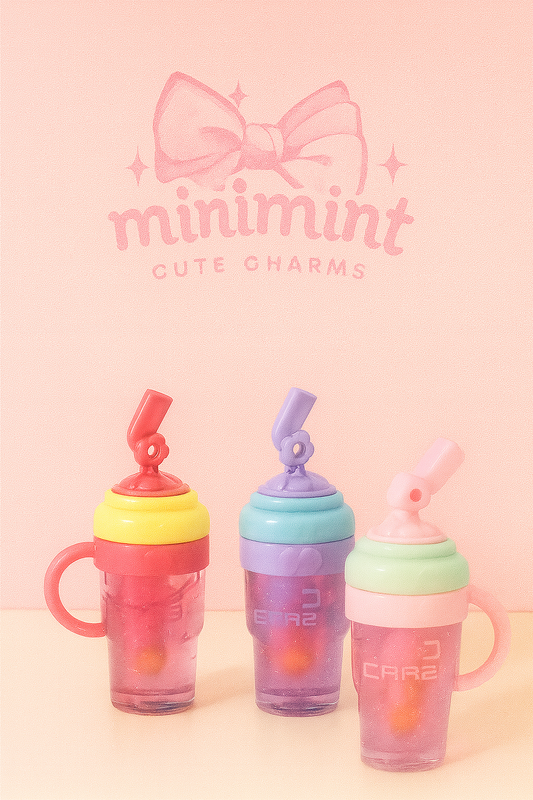 Mini Juice Cup Lip Gloss – Cute Moisturizing Lip Tint (Minimint Edition)