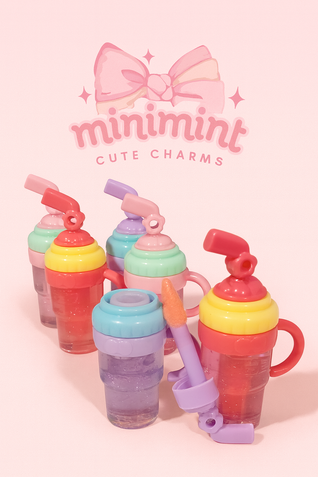 Mini Juice Cup Lip Gloss – Cute Moisturizing Lip Tint (Minimint Edition)
