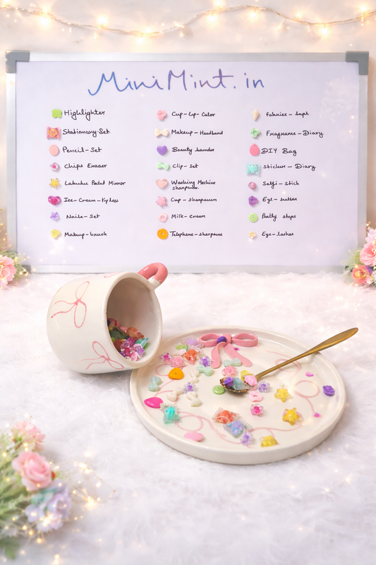 MINIMINT Kawaii Mystery Scoop Box | 3 Premium Scoops | Cute Surprise Items | ₹999 Special Box