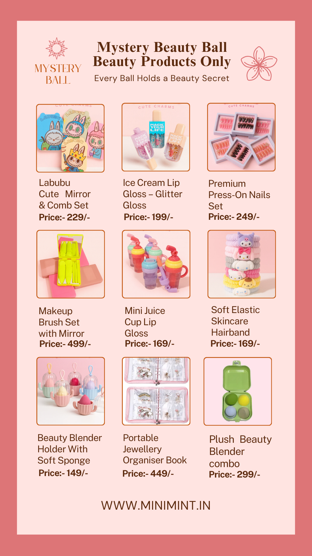 MiniMint Mystery Beauty & Stationery Ball
